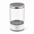 EXAVELYN USB powered makeup brush cleaner in white transparent
